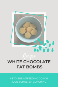 WHITE CHOCOLATE FAT BOMBS