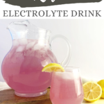 Keto Electrolyte Drink Recipe With Glasses and Lemons