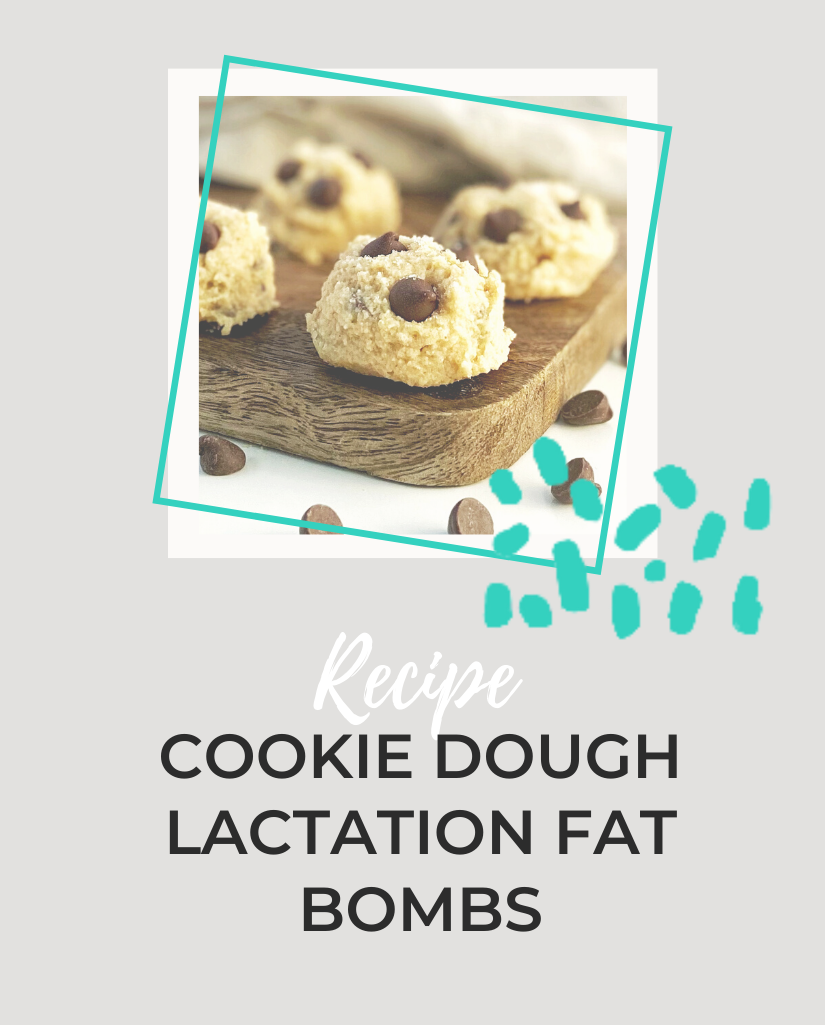 Chocolate Chip Cookie Dough Lactation Fat Bombs