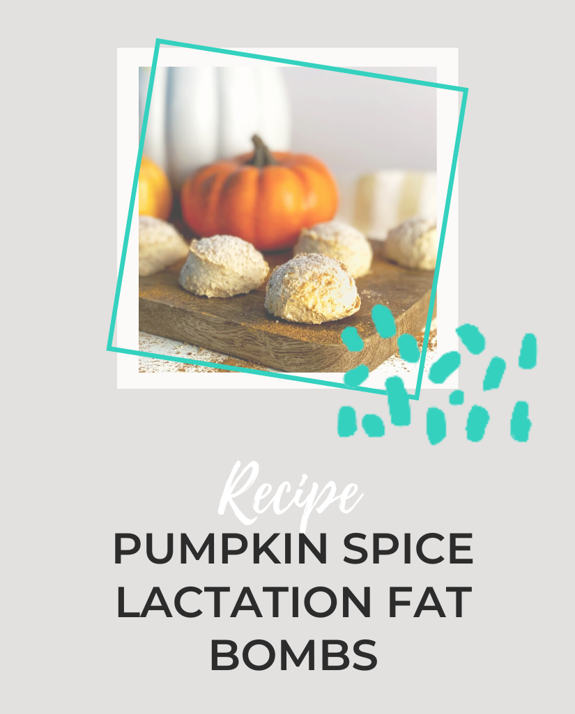 PUMPKIN SPICE LACTATION FAT BOMBS Recipe with pumpkins